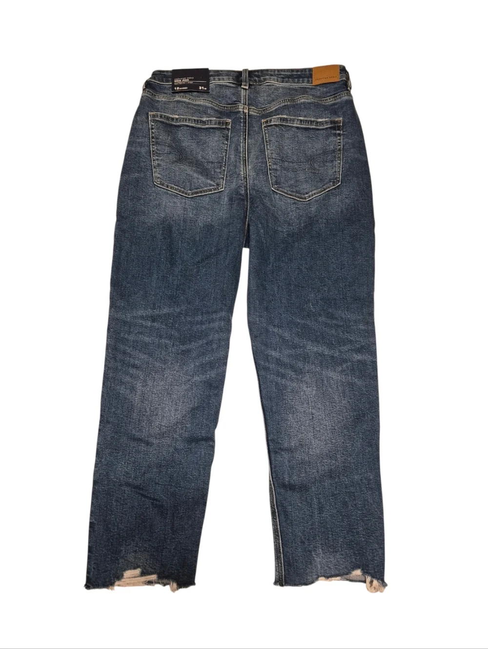 NWT American Eagle Super High-Rise Strigid Mom Jeans in size 12 Short - Picture 6 of 10
